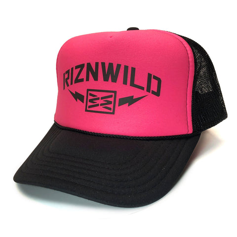 Rein 210 Flat Bill Fitted Hat in Black/Royal
