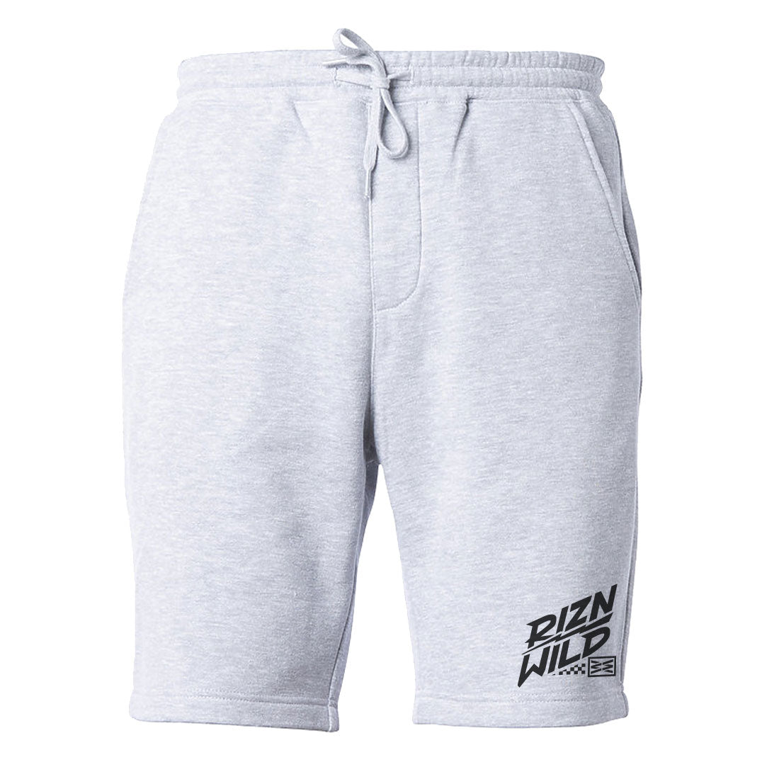 SLASH MENS MIDWEIGHT FLEECE SHORTS IN GREY HEATHER