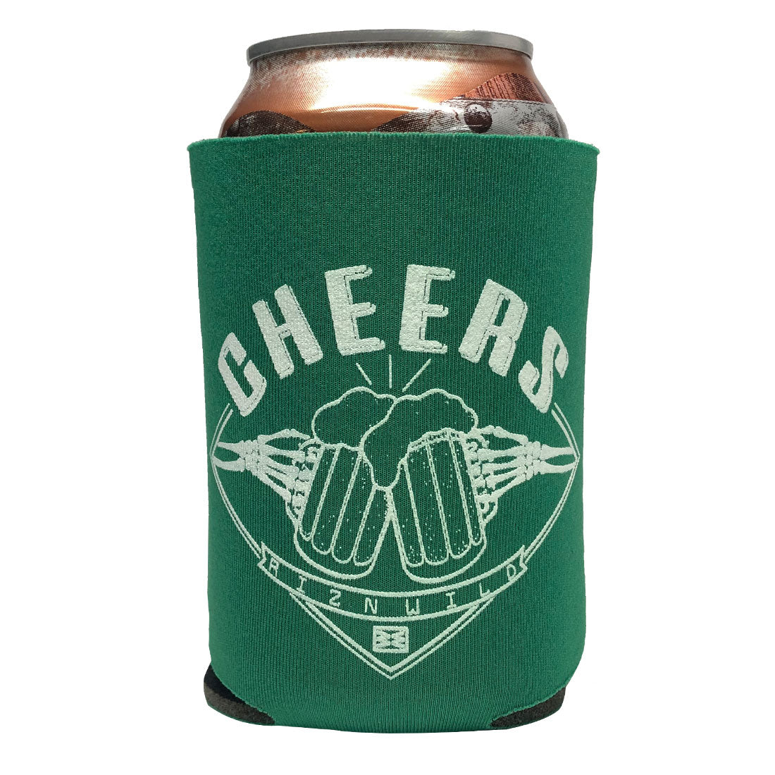 Cheers Koozie in Kelly Green
