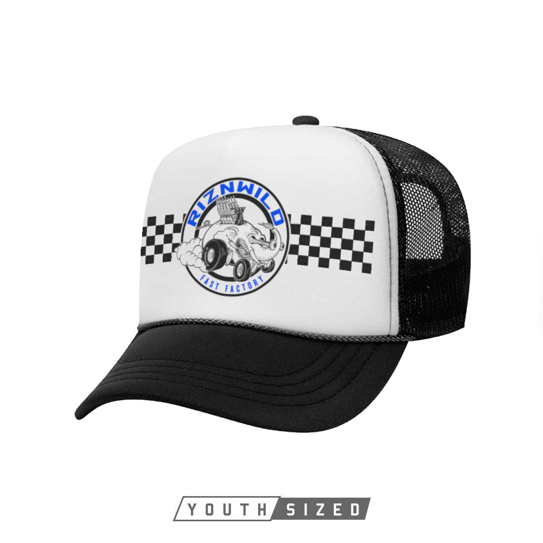 Spin Youth Curved Bill Trucker Hat