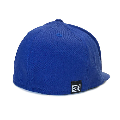 RANGE 210 FLAT BILL FITTED HAT IN ROYAL BLUE