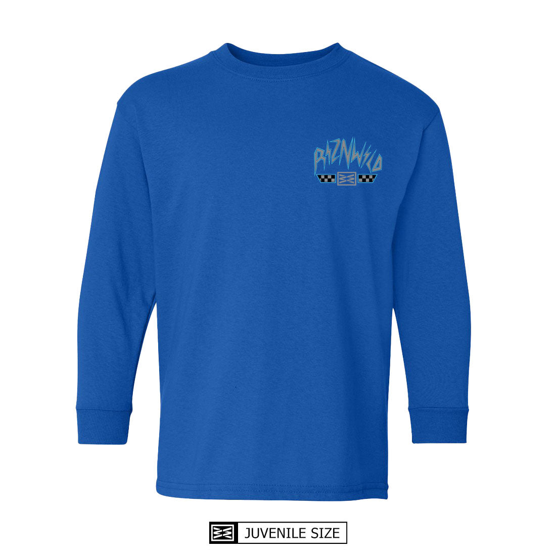 DEAD SET JUVENILE LONG SLEEVE TEE IN BLUE