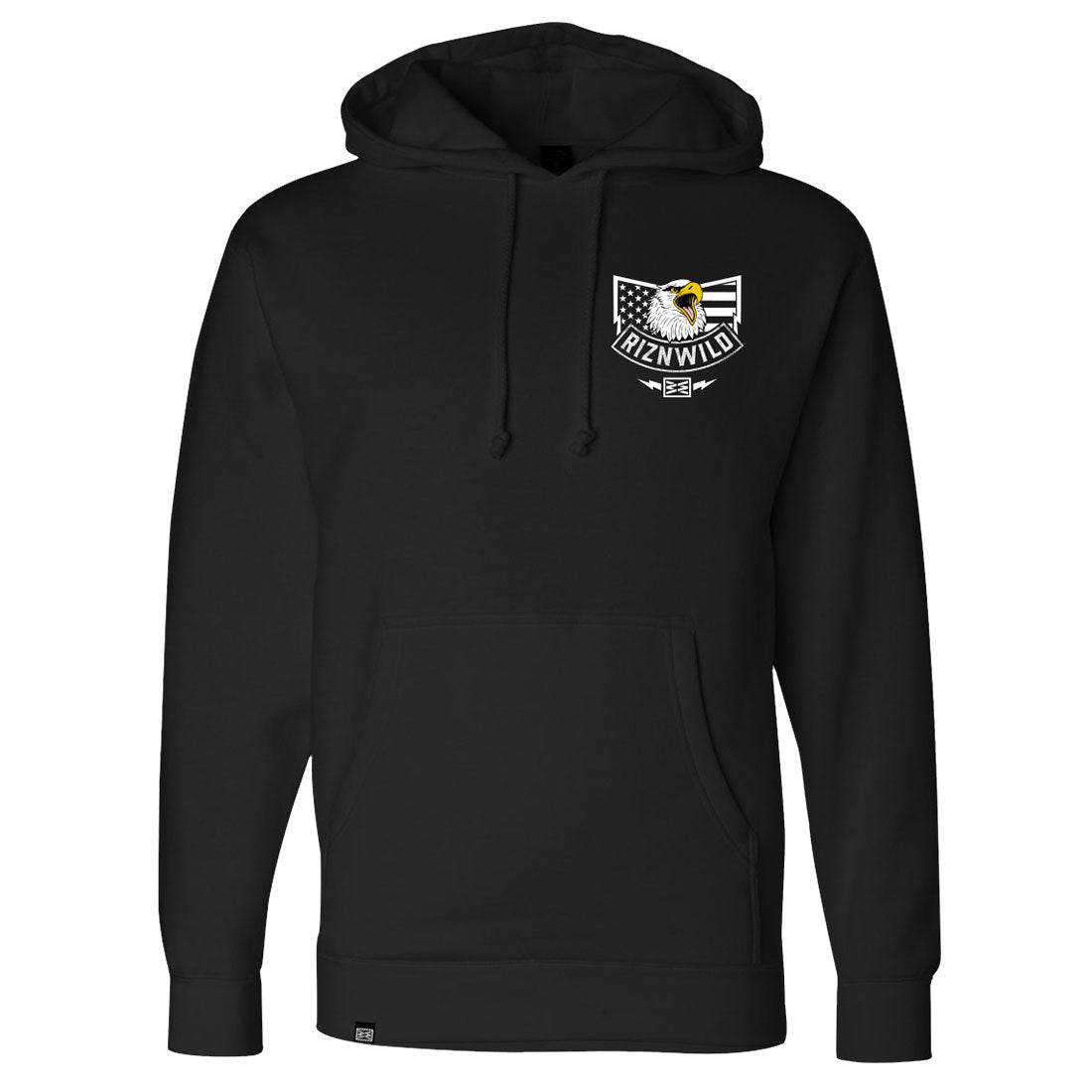 SCOUT MENS HEAVYWEIGHT PULLOVER HOODIE IN BLACK