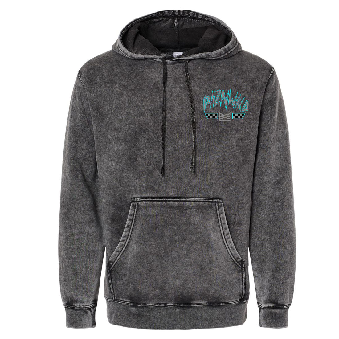 DEAD SET MENS MID-WEIGHT PULLOVER HOODIE IN MINERAL WASH