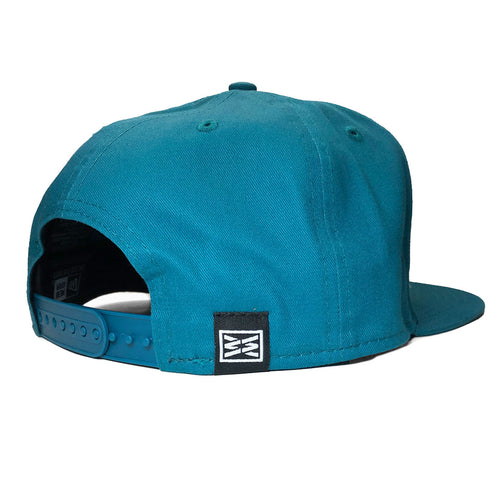 RIZNWILD new era snapback hat turquoise 