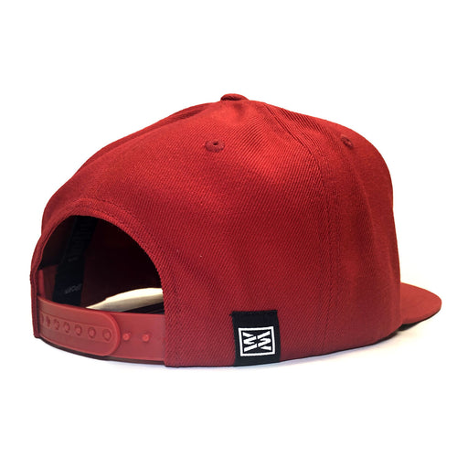 RANGE FLEXFIT SNAPBACK HAT IN RED