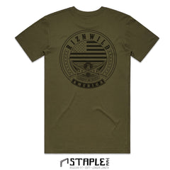 LIBERTY MENS STAPLE TEE IN ARMY