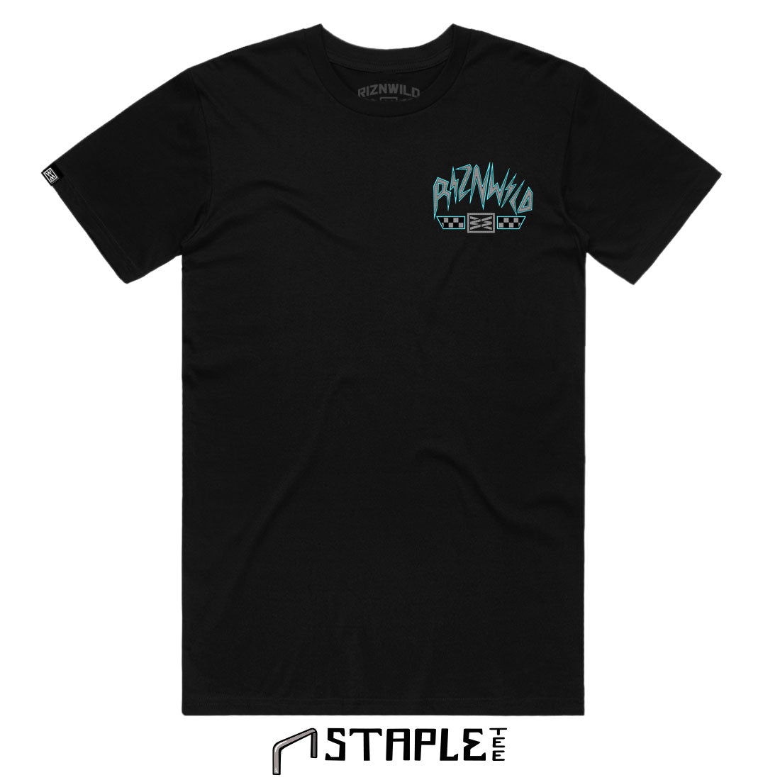 DEAD SET MENS STAPLE TEE IN BLACK