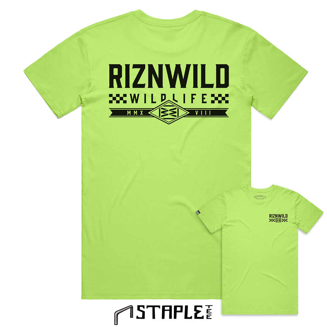 Driven Mens Staple Tee in Citrus