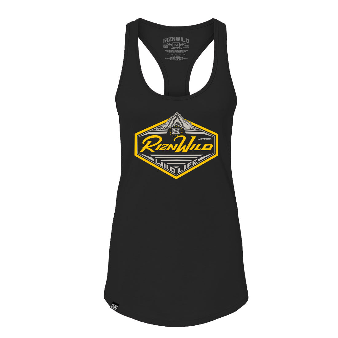 GOOD TIMES WOMENS RACERBACK TANK IN BLACK