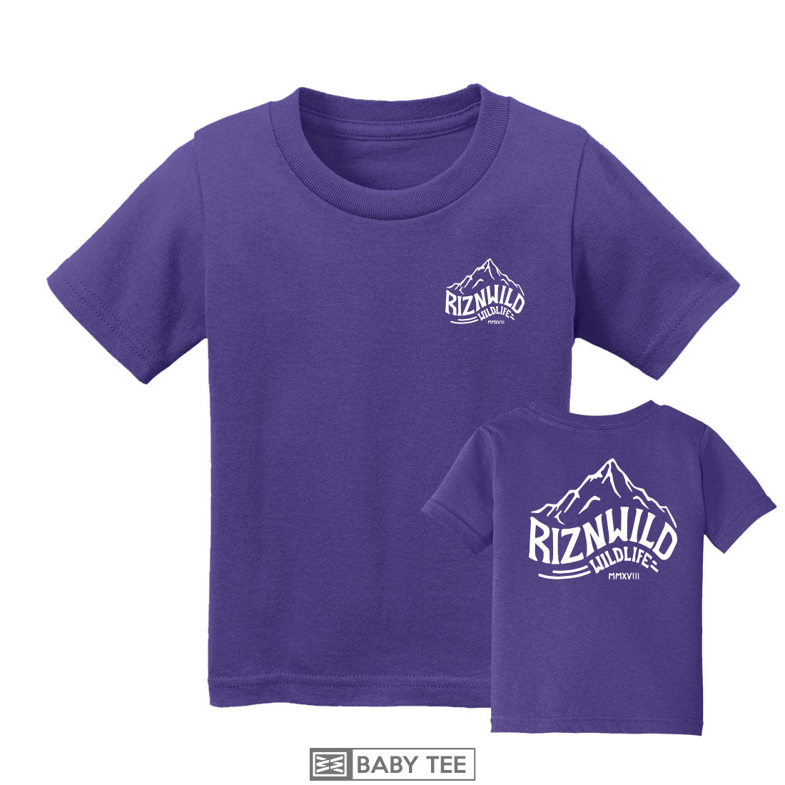 ROCKIES BABY TEE IN PURPLE