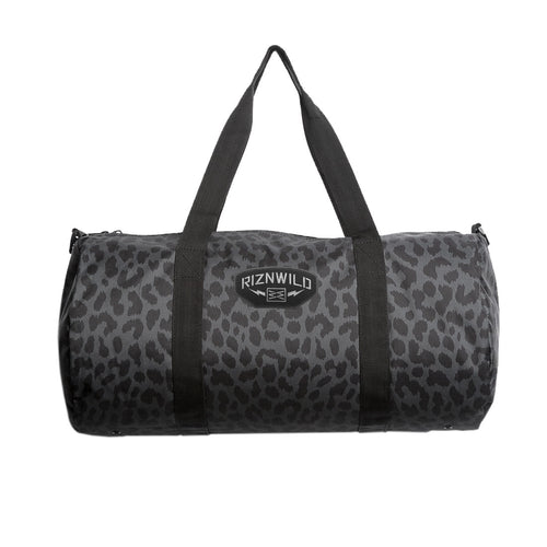 STORM DAY TRIPPER DUFFEL BAG IN BLACK CHEETAH