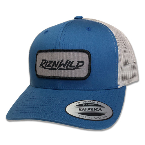 RIZNWILD | Steel Blue trucker hat snap on back