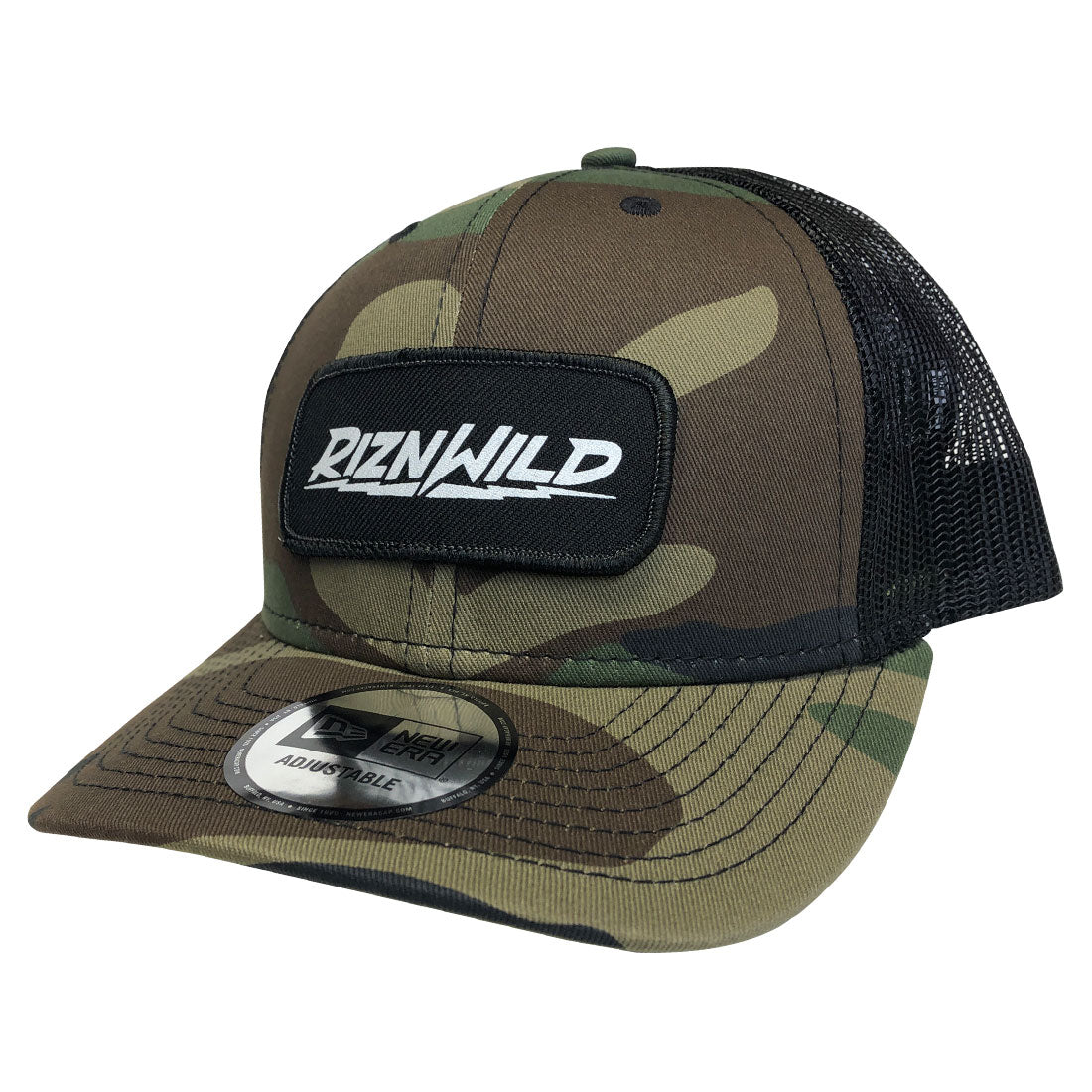 FLEX NEW ERA CURVED BILL TRUCKER HAT IN CAMO