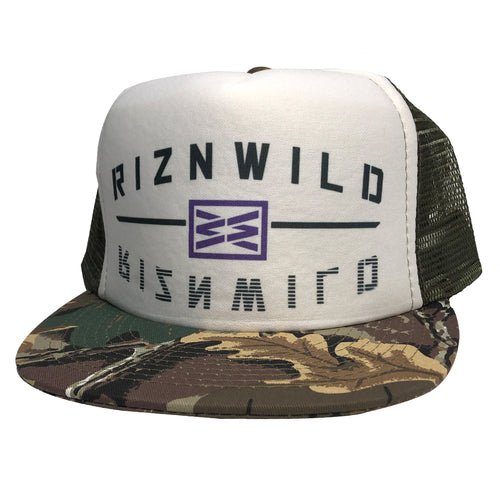 RIZNWILD | Flat Bill Camouflage OTTO Snap 5 Panel hat