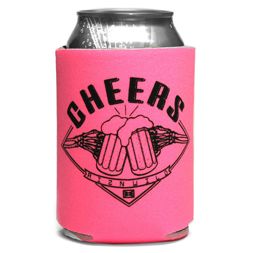 Cheers Koozie in Hot Pink