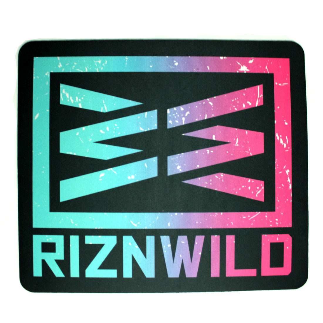 RIZNWILD | Neon pink and neon blue cool mouse pad 