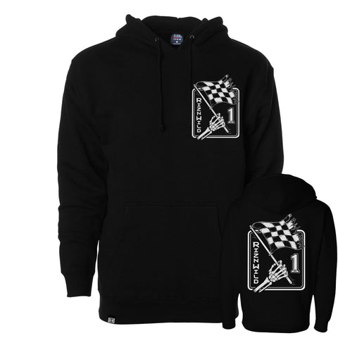HEX MENS HEAVYWEIGHT PULLOVER HOODIE IN STORM BLUE