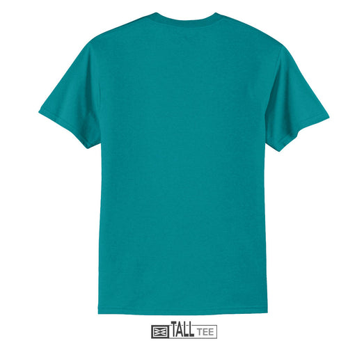 RIZNWILD men's tall tee's great color back view
