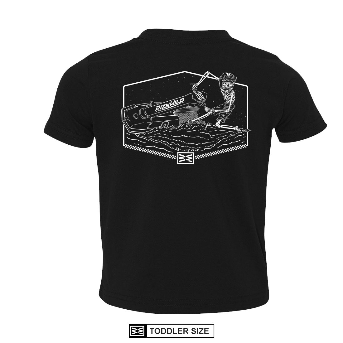 RIZNWILD jetski racing a 550 jet ski toddler tee