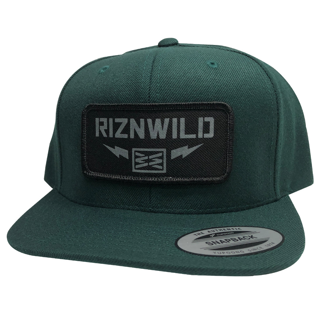 RIZNWILD | flexfit snapack hat forest green