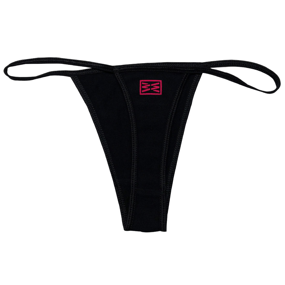 STORM WOMENS THONG PANTIES IN BLACK