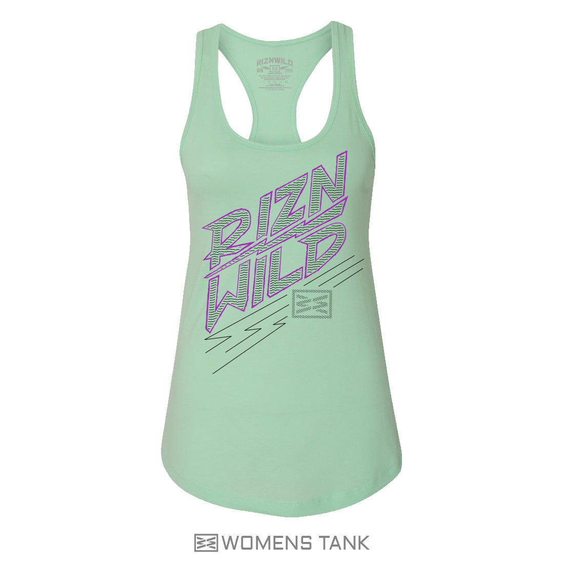 EIGHTIES WOMENS RACERBACK TANK IN MINT