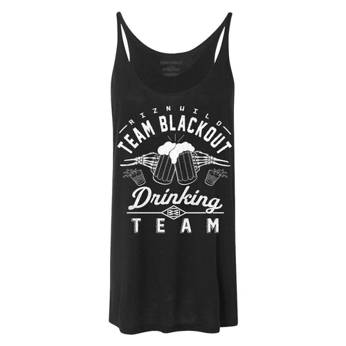 TEAM BLACKOUT WOMENS SLOUCHY TANK IN BLACK